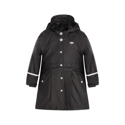 Abbildung von SCHMUDDELWEDDA Regenmantel aus recyceltem Polyester 122 / Schwarz 100% (recycelt)