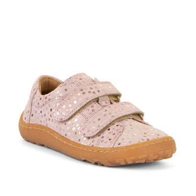 Abbildung von froddo Klettschuh &quot;Barefoot Base&quot;, Konfirmationsschuh, Barfußschuh mit Metallic Dots verziert