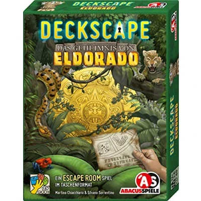 Abbildung von Deckscape Das Geheimnis von Eldorado, Escape Room Kartenspiel