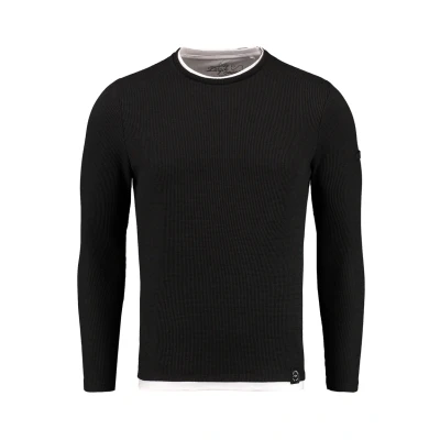 Abbildung von Key Largo MSW Stefano Strickpullover, Herren, Größe: Small, Black