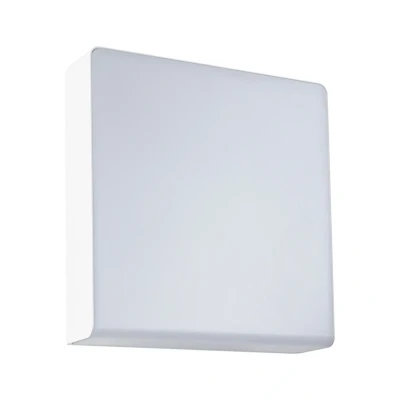 Abbildung von Paulmann 948.41 LED Außenwandleuchte Azalena Bewegungsmelder mit Hochfrequenz Sensor IP44 250mm 3000K 8,5W 700lm 230V Weiß Kunststoff,Aluminium