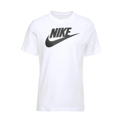 Abbildung von Nike Sportswear TEE ICON Futura Unisex Tshirt print, Herren, Größe: XS, White/black