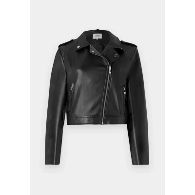 Abbildung von JDY Jdymoxy Jacket Kunstlederjacke, Damen, Größe: XS, Black