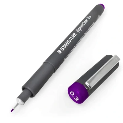 Abbildung von 10 x Staedtler Pigment liner 0,3mm violett