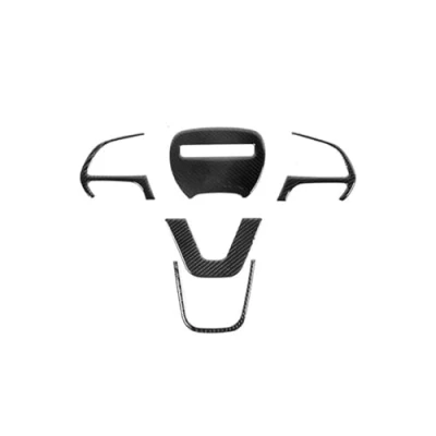 Abbildung von Auto Deko Innen Für Dodge Challenger 2015 2018 2019 2020 2021 2022 2023 Autozubehör Carbon Fiber Lenkrad Dekoration Abdeckung Trim Aufkleber Innenraum