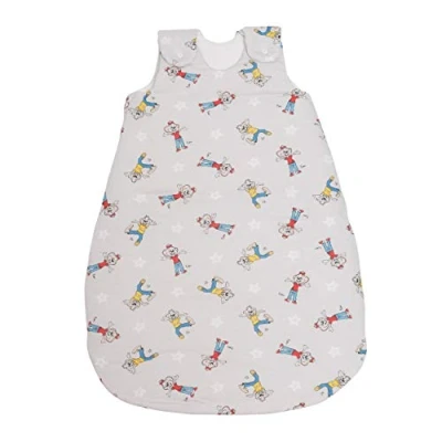 Abbildung von pic Bear Premium Babyschlafsack aus Jersey Baumwolle Atmungsaktiv, Mitwachsend und für Ganzjahres Nutzung mit verstellbaren Größen 74/80 Ed Edda