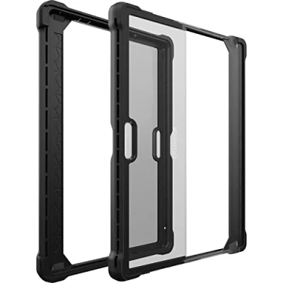 Abbildung von OtterBox Symmetry Studio Hülle für Surface Pro 8, stoßfeste, sturzsichere, dünne Schutzhülle, nach Militärstandard getestet, Schwarz/Transparant