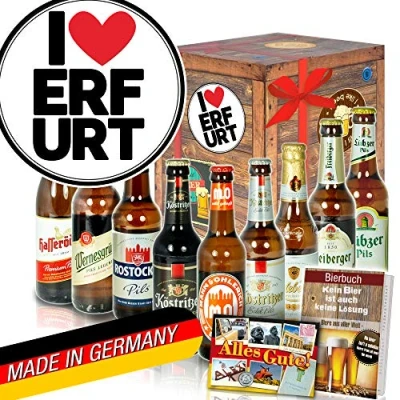 Abbildung von I love Erfurt/Original DDR Bier/schöne Geschenke Erfurt