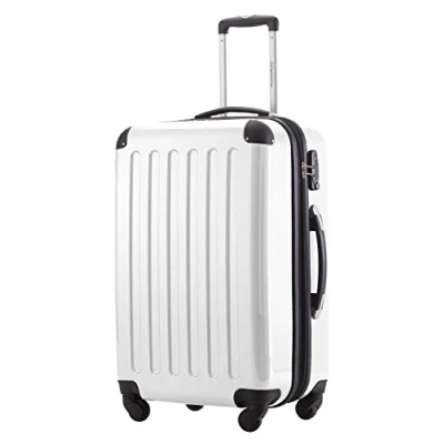 Abbildung von HAUPTSTADTKOFFER Alex Mittelgroßer Hartschalenkoffer, TSA, 4 Rollen, Koffer, Trolley, Rollkoffer, Reisekoffer, Volumenerweiterung, 65 cm, 74 Liter, Weiß