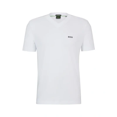 Abbildung von BOSS Herren Tshirt basic, Herren, Größe: XXL, Weiss