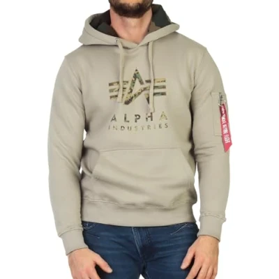 Abbildung von Alpha Industries Sweatshirt sand, Herren, Größe: Large, Sand