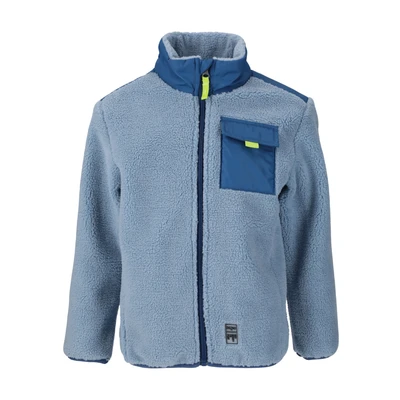Abbildung von Zigzag Fleecejacke, Größe: 110, Faded denim