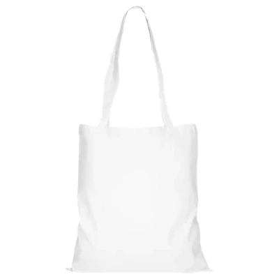 Abbildung von TEXXILLA 10er 25er 100er Pack Baumwolltasche 28 Farben mit Zwei Langen Henkeln 38x42cm Jutebeutel Einkaufstasche unbedruckt, Farbe:weiß, Größe:25 Stück