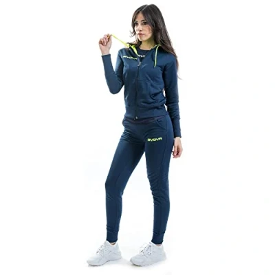 Abbildung von Givova Tr015 Anzug, Blu Giallo Fluo, 4XS