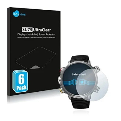 Abbildung von Savvies 6 Stück Schutzfolie für Citizen Promaster Land BN4021 02E Displayschutz Folie Ultra Transparent