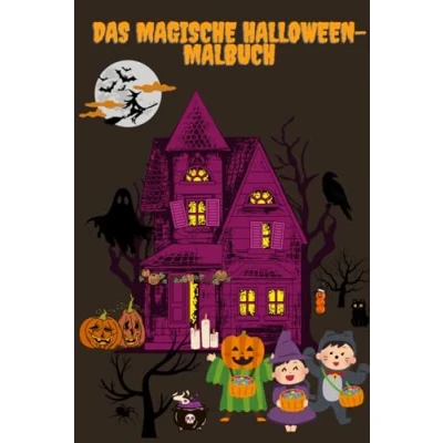 Abbildung von Das Magische Halloween Malbuch: Ein kreatives Malbuch für Kinder mit freundlichen Kürbissen, Hexen und Gespenstern