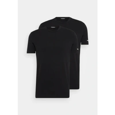 Abbildung von Dsquared2 NEW Basic 2 PACK Unterhemd/shirt, Herren, Größe: Large, Black