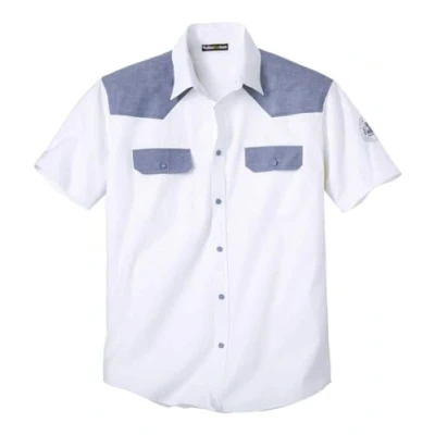 Abbildung von ATLAS FOR MEN Weißes Popelin Hemd Palm Coast M
