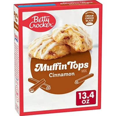 Abbildung von Betty Crocker Muffin Tops Mix, Zimt, mit Belag, 380 ml