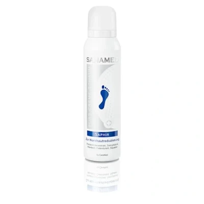 Abbildung von Sanamed Fußschaum Fuß Creme Schaum &quot;Saphir&quot; 150ml