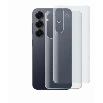 Abbildung von BROTECT Full Cover Schutzfolie Matt für Samsung Galaxy S25 (Rückseite) (2 Stück) Screen Displayschutz Folie, 3D Curved, Anti Reflexion
