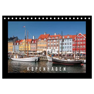Abbildung von Kopenhagen (Tischkalender 2025 DIN A5 quer), CALVENDO Monatskalender