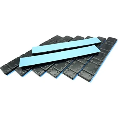 Abbildung von Felgenfactory 480g Auswuchtgewichte Schwarz 8x60g Riegel 5g+10g Aufteilung
