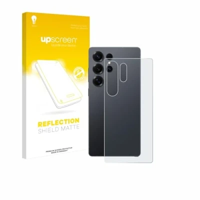 Abbildung von upscreen Entspiegelungs Schutzfolie für Samsung Galaxy S25 Ultra (Rückseite) Displayschutz Folie Matt [Anti Reflex, Anti Fingerprint]