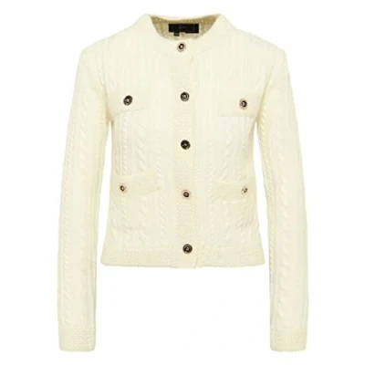 Abbildung von FENIA Women&#039;s Strickjacke, Wollweiss, XL/XXL