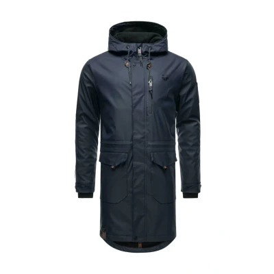 Abbildung von Stone Harbour Verdaan Regenjacke / wasserabweisende Jacke, Herren, Größe: Small, Dark blue