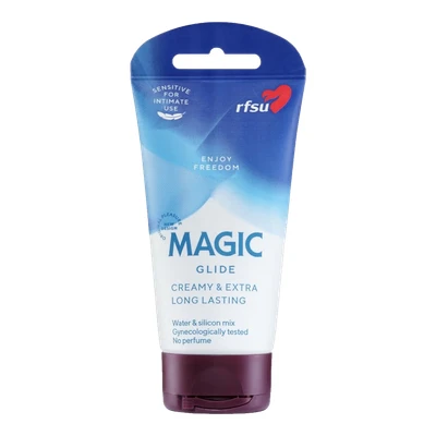 Abbildung von Rfsu Gleitgel Magic Glide Creamy &amp; Extra Long Lasting, Tube mit 75ml, 1 tlg., luxuriöses Gleitmittel auf Silikon und Wasserbasis