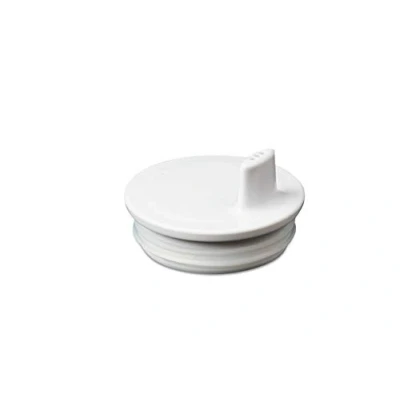 Abbildung von Design Letters Deckel für Baby und Kinder Persönliche Eco Becher (Weiß) BPA frei BPS frei, Spülmaschinenfest, Dicht schließender Deckel, leicht, 27 g.