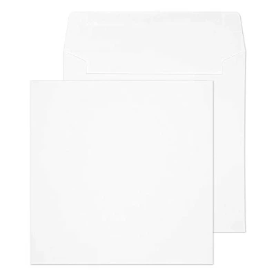 Abbildung von Blake Purely Everyday 0190SQ Quadratsicher Briefumschläge Naßklebung Weiß 190 x mm 100g/m² 500 Stück