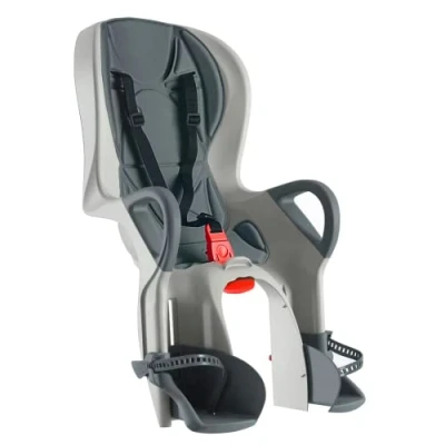 Abbildung von OKBABY 10+ Fahrradsitz hinten für Kinder bis 22 kg mit Liegefunktion Grau