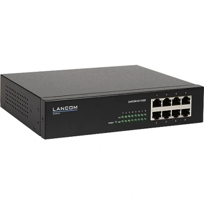 Abbildung von LANCOM 61430 GS 1108P, Unmanaged Gigabit Ethernet Switch, 8x GE POE Port nach IEEE 802.3af/at