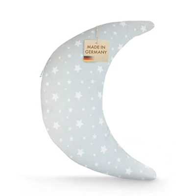 Abbildung von pic Bear Stillkissen Stillmond hochwertiges Lesekissen anschmiegsames Lagerungskissen aus Baumwolle Bauchstützkissen Ice Stars