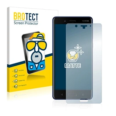 Abbildung von BROTECT Entspiegelungs Schutzfolie für Nokia 8 (2 Stück) Matte Displayschutz Folie, Anti Reflex, Fingerprint