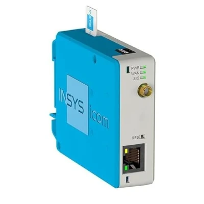 Abbildung von INSYS icom MIRO L100, LTE Mobilfunk Router, EMEA Frequenzen, VPN, 1x Ethernet 10/100BT, DI, DO (10022846)