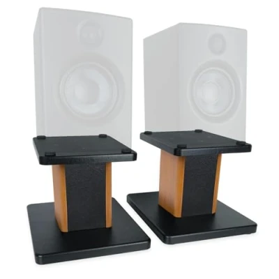 Abbildung von keepdrum SS041RW Boxenständer Tisch Stative für Monitor Boxen Rosewood Palisander 1 Paar