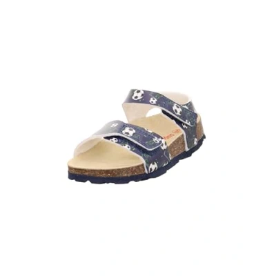 Abbildung von Superfit Jungen Fussbettpantoffel Sandale, Blau Mehrfarbig 8010, 39 EU