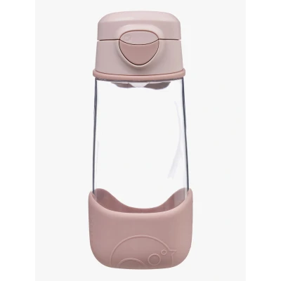 Abbildung von b.Box Sport Trinkflasche mit Ausgießer, leicht zu greifen, auslaufsicherer Deckel, modernes und cooles Design, kippen nippen, 450 ml