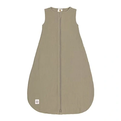 Abbildung von LÄSSIG Baby Sommerschlafsack ohne Ärmel Muslin Baumwolle GOTS zertifiziert unisex/Muslin Sleeping Bag olive, Größe 74/80 7 12 Monate
