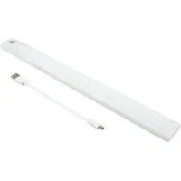 Abbildung von ANSMANN LED Unterbauleuchte 35cm, dimmbare Schrankbeleuchtung mit Bewegungsmelder, wiederaufladbarer Akku, 4 Lichtfarben, magnetisch, ideal für Schränke, Küche, Bad, Schublade, Flur, Treppe, etc, Weiß
