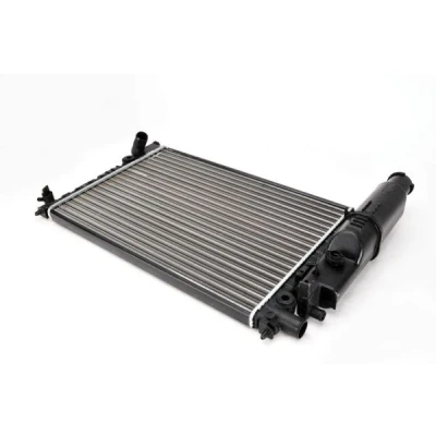 Abbildung von THERMOTEC D7P037TT Kühler, Motorkühlung Aluminium, Kunststoff für Fahrzeuge ohne Klimaanlage 530 377 23 Schaltgetriebe Kühlrippen mechanisch gefügt