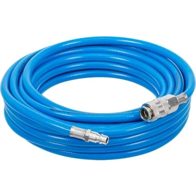 Abbildung von BGS 3250 Druckluftschlauch 10 m Innendurchmesser 6 mm Druckluftanschluss 1/4&quot; PVC Gewebe mit Schnellverschlusskupplung und Stecktülle