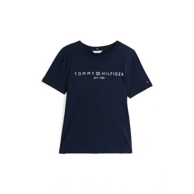 Abbildung von Tommy Hilfiger LOGO Tshirt print, Damen, Größe: XXS, Dark night navy