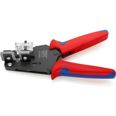 Abbildung von Knipex 12 06, Schutzisolierung, 445 g, Blau, Rot