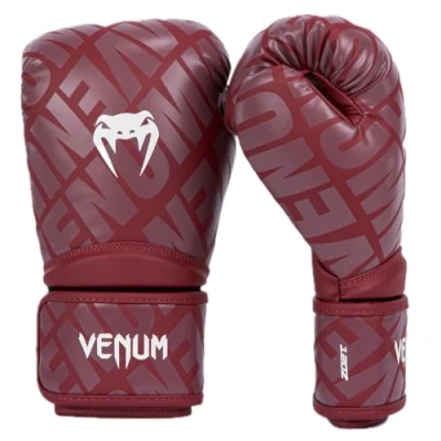 Abbildung von Venum Contender 1.5 XT Boxhandschuh, Größe: 16oz, Burgundy/white