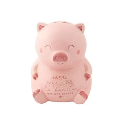 Abbildung von Mr. Wonderful WOA10323ES Sparschwein für Alles Schöne, das Uns erwartet, Rosa