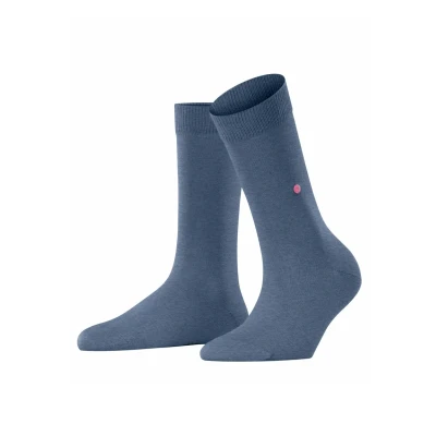 Abbildung von Burlington LADY Onesize Socken, Damen, Größe: 36/41, Light jeans